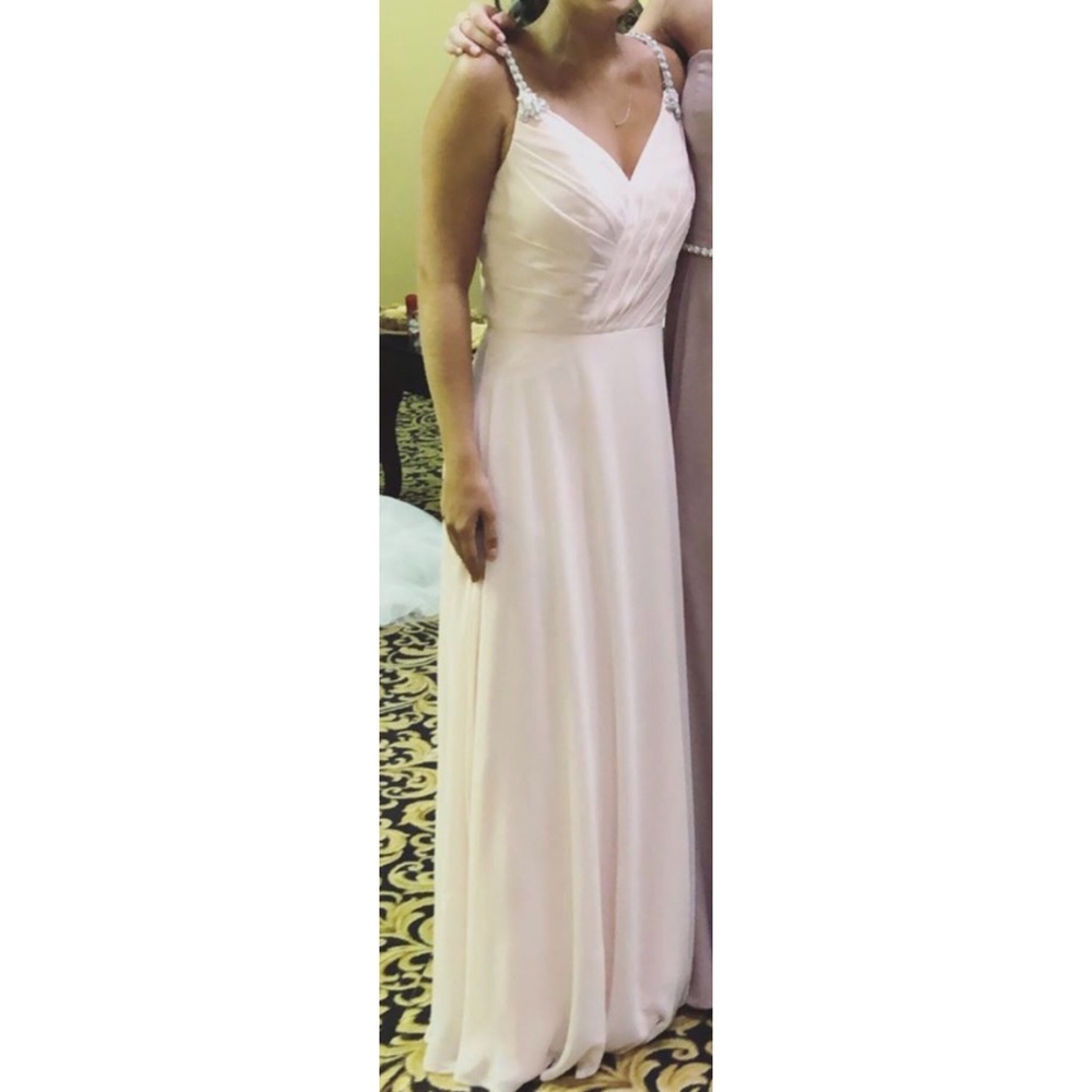 Hayley Paige Bridesmaid dress style 5759 blush